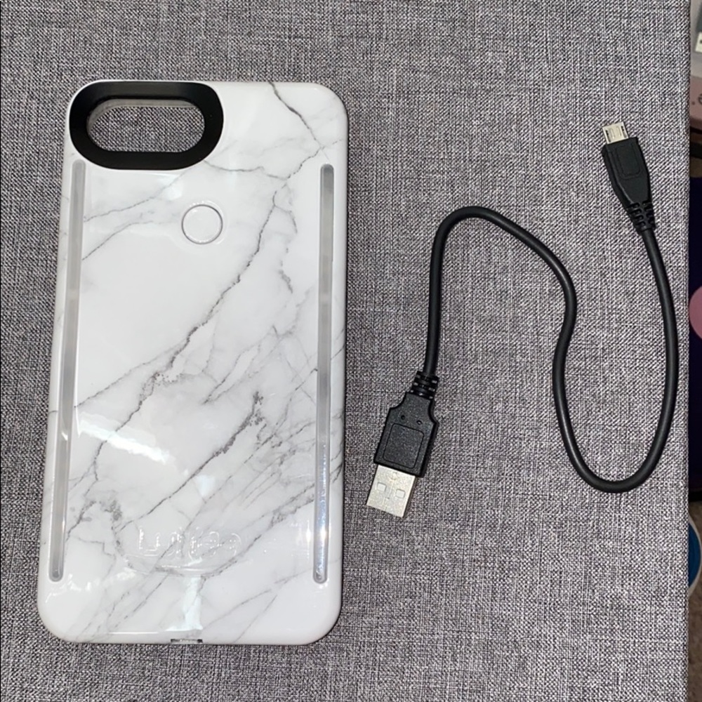 IPhone 8 Plus Duo light marble Lumee case